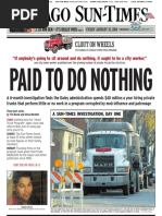 Chicago Sun-Times 'Paid To Do Nothing' Initial 2004 'Clout On Wheels' Series