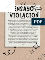 Ensayo Violacion