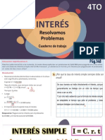 Resolvamos Problemas Mate - 4to Sec Páginas 148, 149, 150 Interés Simple, Compuesto.