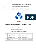 Project Food Analysis