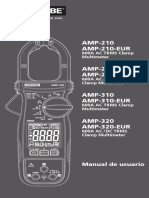 Manual de Instrucciones Multimetro AMP-320