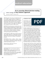 A Practical Guide To Assessing Clinical Decision-Making Skills Using The Key Features Approach