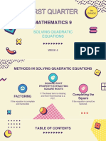 Quadratic Formula 