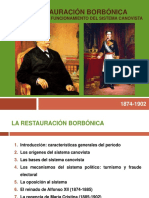8. La Restauración Borbónica (1874-1902)