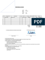 Proforma Invoice Stoffa