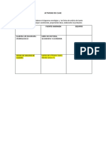 Diagramas Cronologicos y Fichas Testimoniales de La Primera Guerra