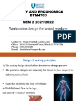 9 - Workstation Design For Seated Workers