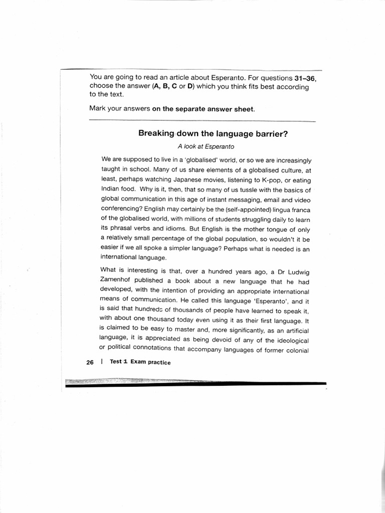 Module Reading 1 Download Free Pdf English Language Vocabulary