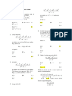 Cuarta Practica Calificada de Algebra Turno Tarde Academia A1 15-2 - 22