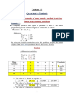 Quantitative Methods: Lecture