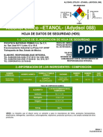 Alcohol Etilico - ETANOL - Adydsol 088