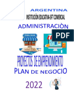 Plan de Negocio Emprendimiento Aracely