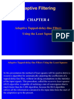 Adaptive Filtering Chapter4