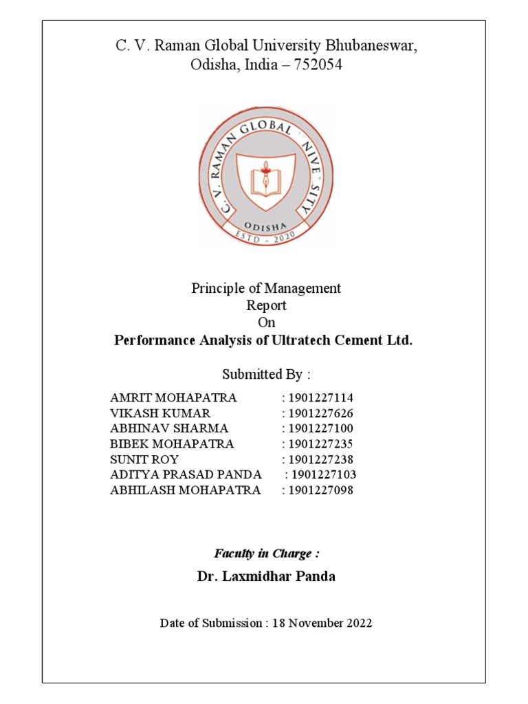 Performance Analysis Of India S Leading Cement Companies A Comparative
