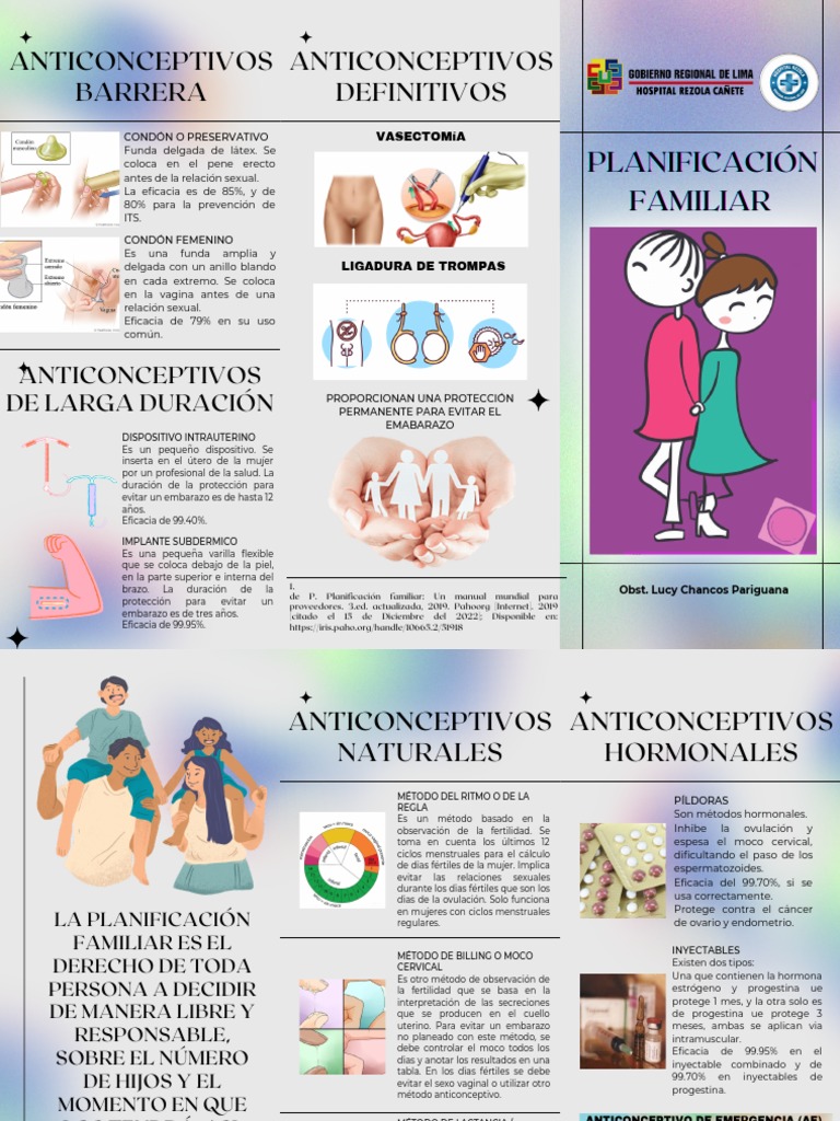 Triptico de PP - FF Obst. Lucy Chancos Pariguana | PDF | Control de la ...