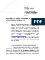 Demanda de Divorcio Por Causal Separacion de Hecho Adolfo Obregon.
