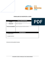 Ejercicio 1 Creación de Formulario