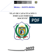 Plan de Capacitacion - 2022