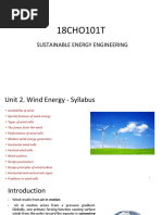 18CHO101T: Sustainable Energy Engineering