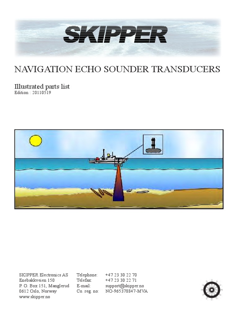 Installation Kit and Illustrated Parts List for Navigational Echo