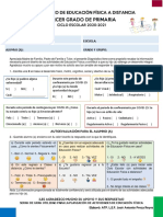 Diagnóstico EF A Distancia 3° Primaria - LEF ANTONIO PREZA