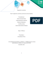 Regulación Económica Fase 4 Regulación Económica y Teoría de La Elección Pública - UNAD