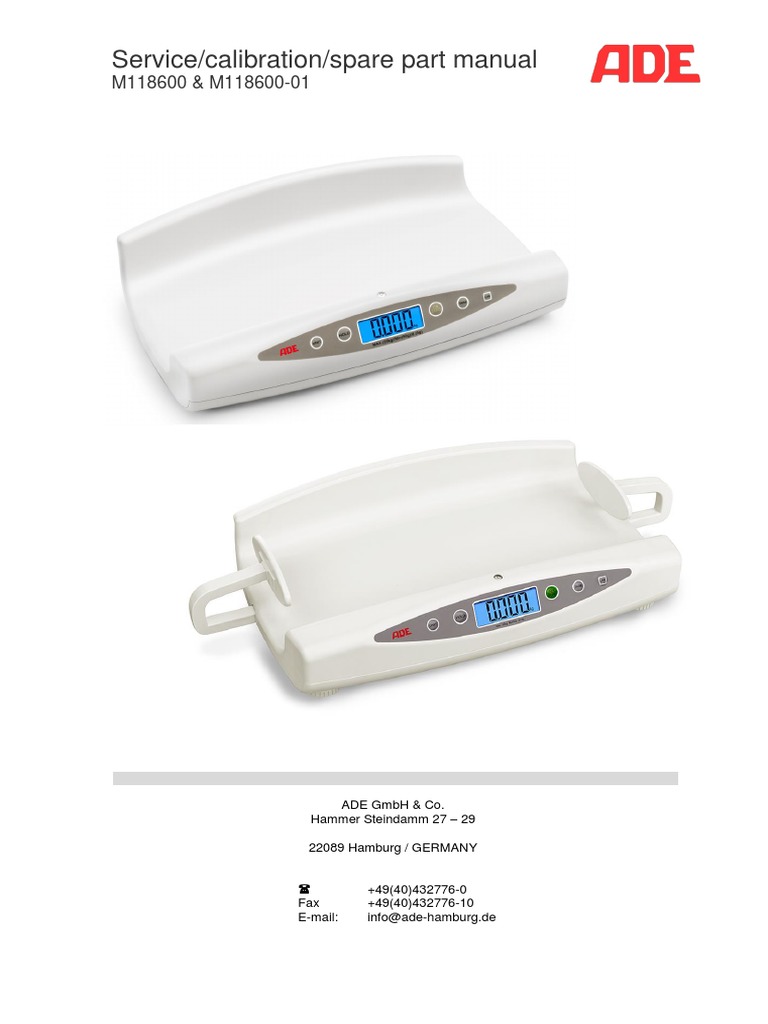 Neonatal Scale Calibration Manual | PDF | Electromagnetic Compatibility ...