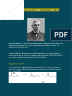 Aleksandr Mihailovici Zaițev - Proiect Chimie