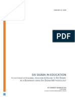 Six Sigma in Education