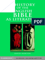 A History of The English Bible As Literature