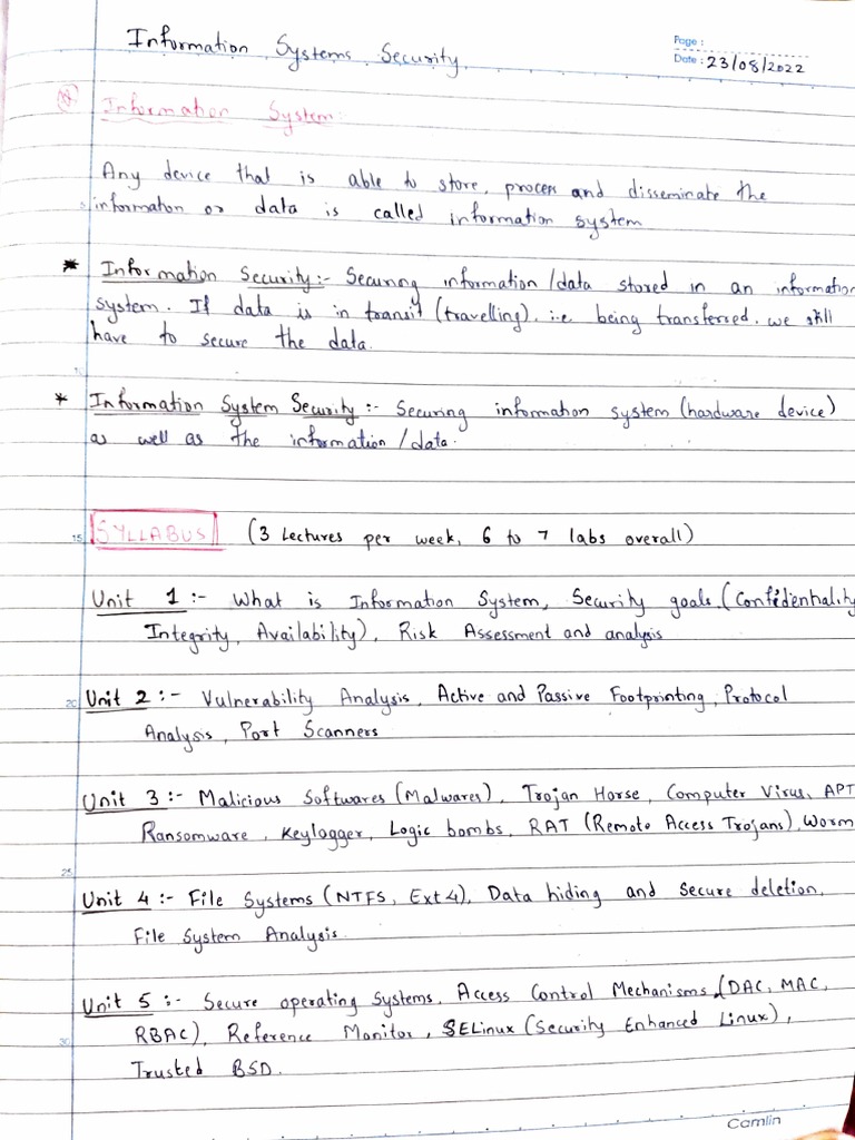 Iss Notes | PDF