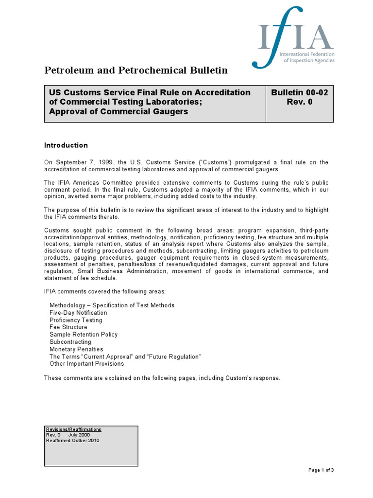 B00 02reaff2010 PDF Customs Government