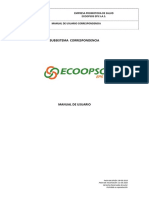 Manual de usuario de correspondencia de Ecoopsos EPS