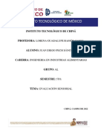 Evaluación sensorial alimentos