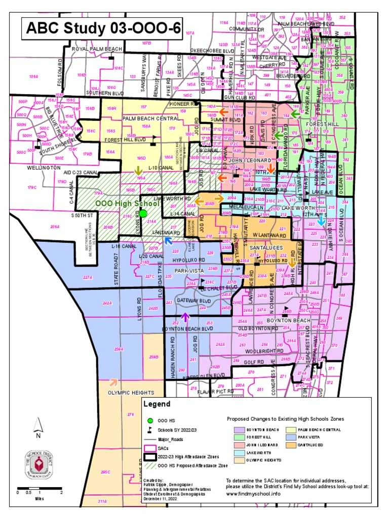 High School Zoning in Palm Beach County | PDF