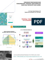 Kebijakan Pencegahan Dan Pengendalian PTM (Workshop Posbindu)