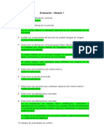 Evaluación Del Módulo 1