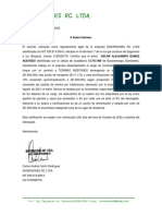 Carta Certificacion Laboral Oscar Gomez