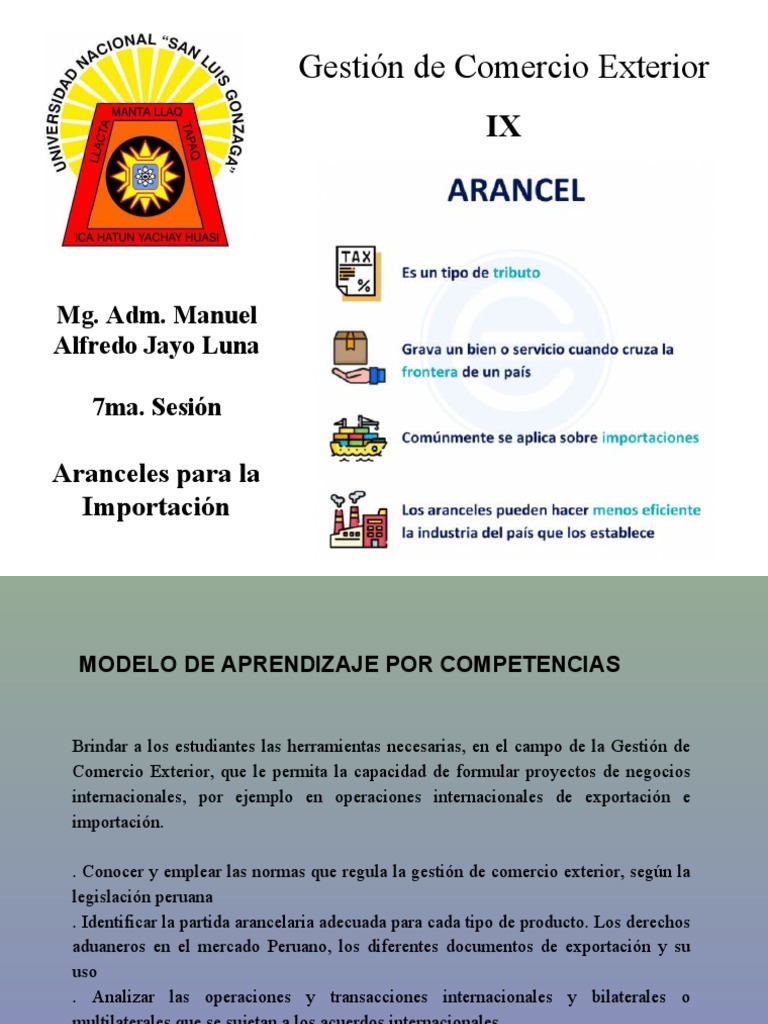 Aranceles y Comercio Exterior | PDF | Arancel | El comercio internacional