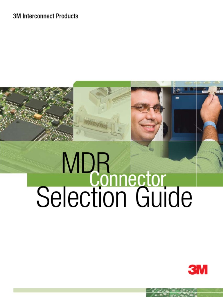 MDR Selection Guide Connector PDF Electrical Connector Cable