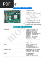 Biostar MCP6P M2+ Spec