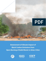 Assessment of Climate Impact of Black Carbon Emissions From Open Burning of Solid Waste in Asian Cities - 20221101