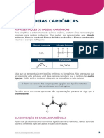 Cadeias Carbônicas Teste