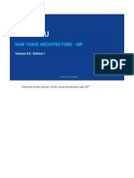 ISAM VoIP Architecture With SIP
