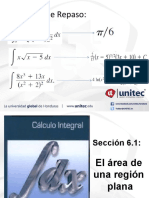 Calculo Integral 6.1, 6.2,6.3