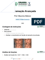 10 - PROG AVANCADA - Notacao Assintotica - Mauricio