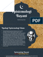 Materi 5 - Epistemologi Bayani