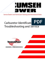 Tecumseh - Carburetor.identification - Troubleshooting.and - Service