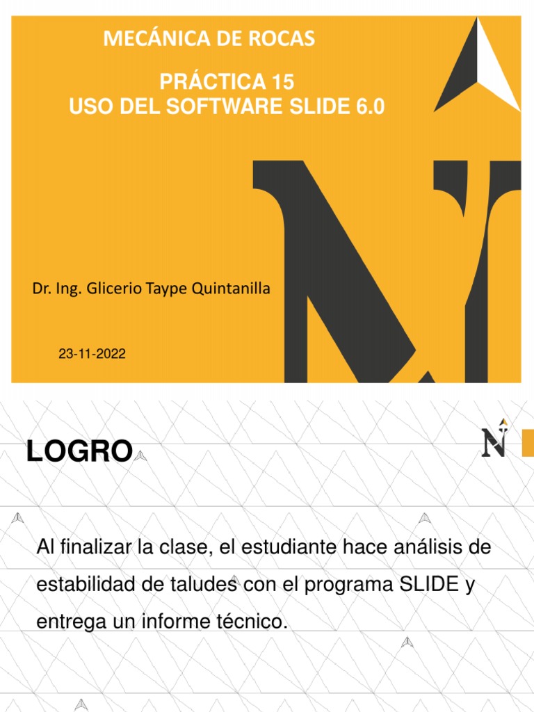 Uso del Software Slide 6.0 en Taludes | PDF | Software | Minería