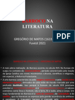 Barroco Na Literatura - Gregório de Matos - Fuvest 2021